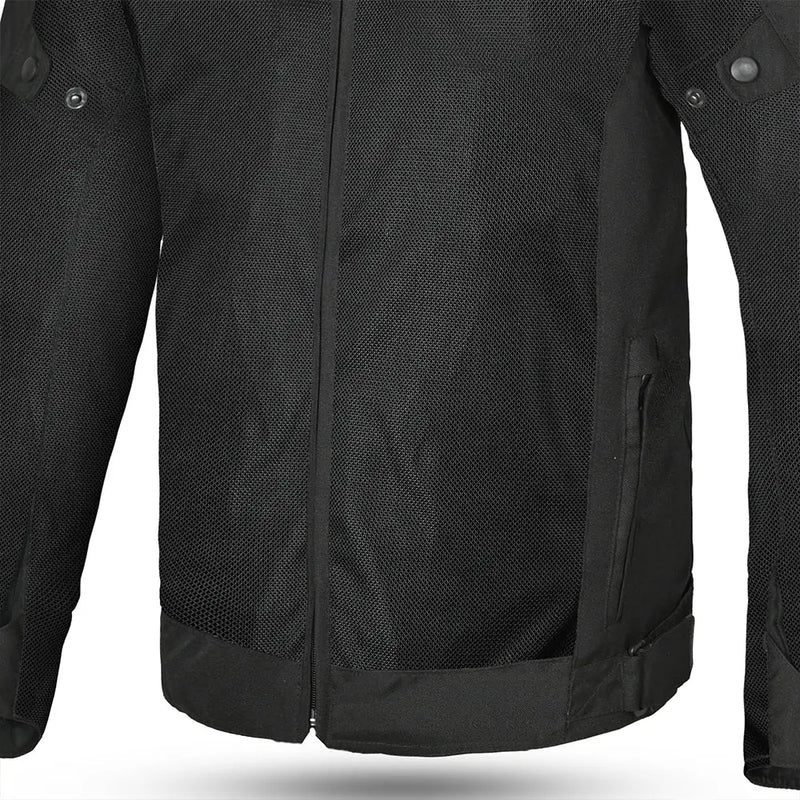 Bela Mesh Pro Estivo traforato  Uomo Nero in tessuto per moto