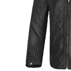 Giacca pelle BELA Stark 4 stagioni Nero/Gris 