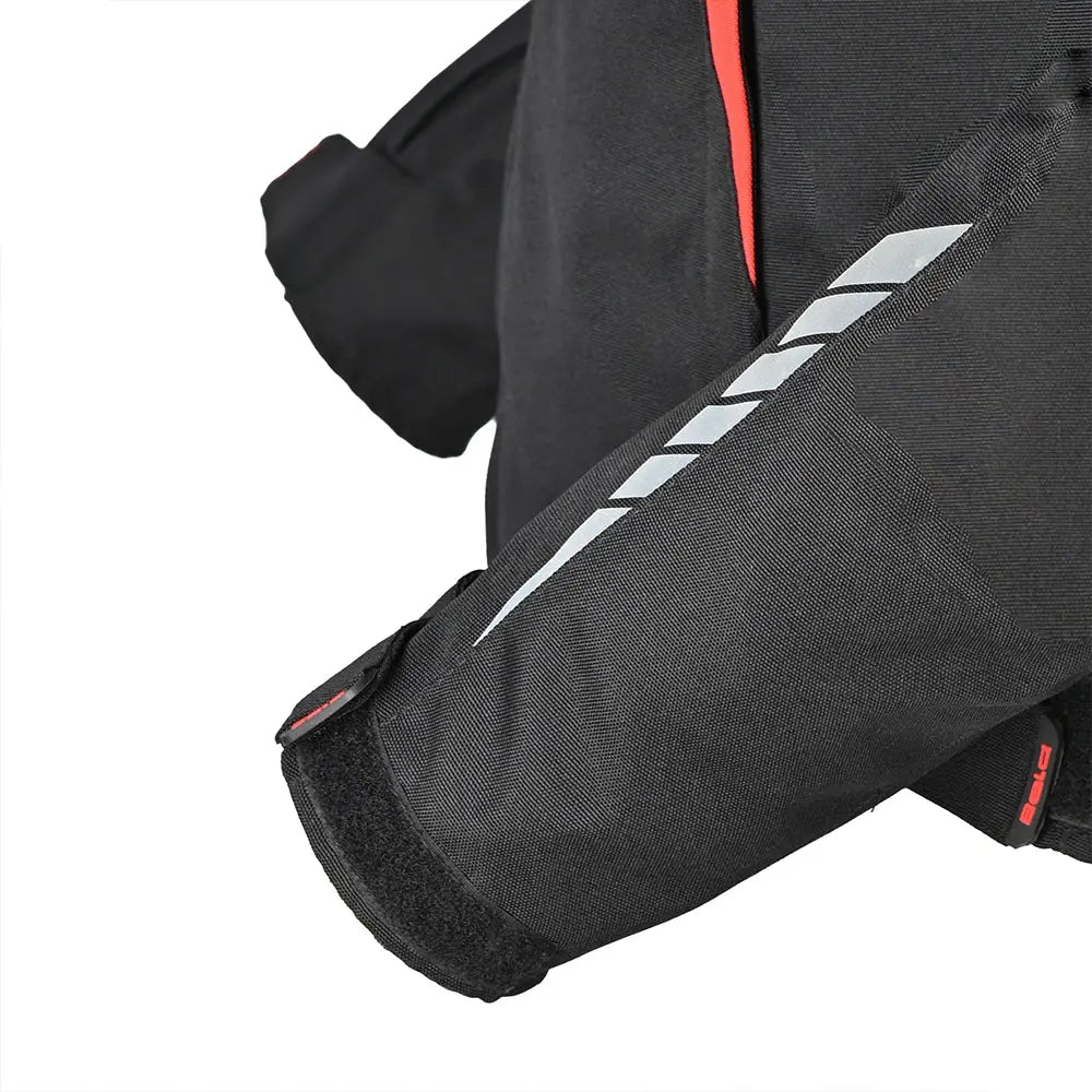 Bela Bradley Rosso Giacca Tessile da Moto detail 
