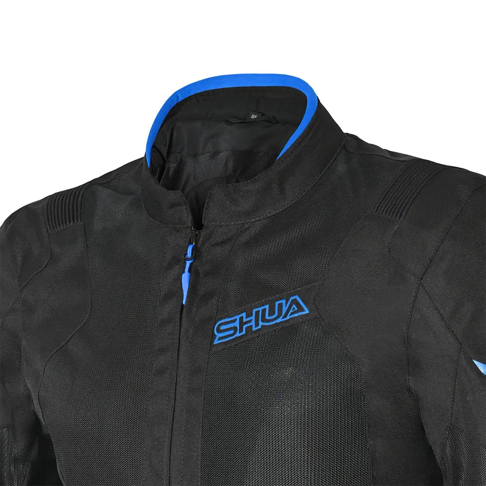 SHUA - GIACCA IN TESSUTO GRAVITY LITE NERO/BLU/GRIGIO Estivo traforato Uomo 