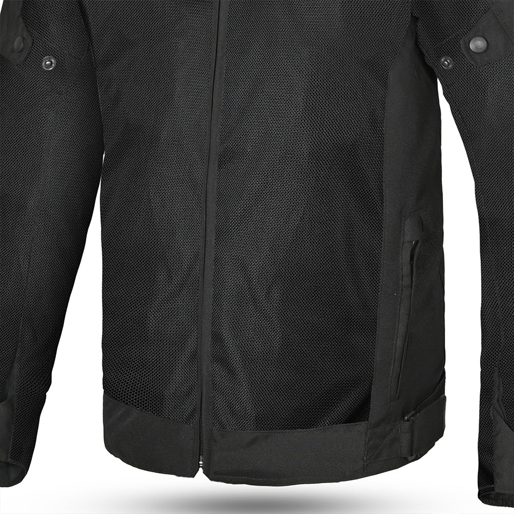 Bela MESH PRO GIACCA MOTO IN TESSUTO TRAFORATO ESTIVA UOMO NERO 