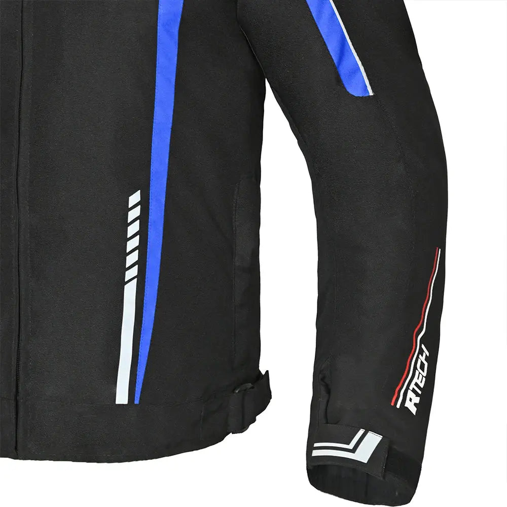 R-Tech Marshal Blu Giacche Moto Tessile cuffs