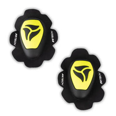 R-TECH - Protección Rodilla Knee Slider Negro/Amarillo Fluor - TU / NEGRO/ AMARILLO FLÚOR