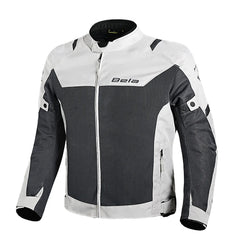 BELA MESH PRO GIACCA DI MOTO IN TESSUTO TRAFORATO ESTIVA UOMO GHIACCIO GRIGIO 