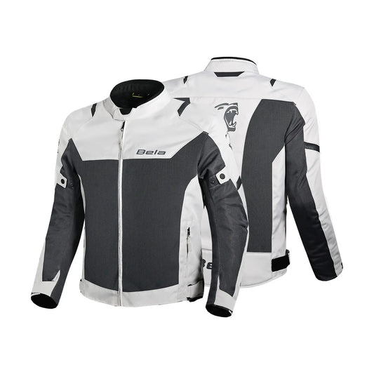 BELA MESH PRO GIACCA UOMO MOTO IN TESSUTO TRAFORATO ESTIVA GHIACCIO GRIGIO – Yamoto.it