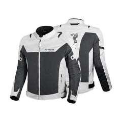 BELA MESH PRO GIACCA UOMO MOTO IN TESSUTO TRAFORATO ESTIVA GHIACCIO GRIGIO 