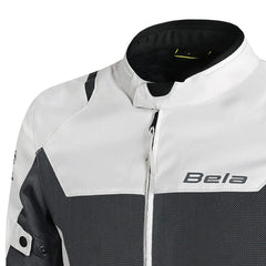 BELA MESH PRO GIACCA UOMO MOTO IN TESSUTO TRAFORATO ESTIVA GHIACCIO GRIGIO 