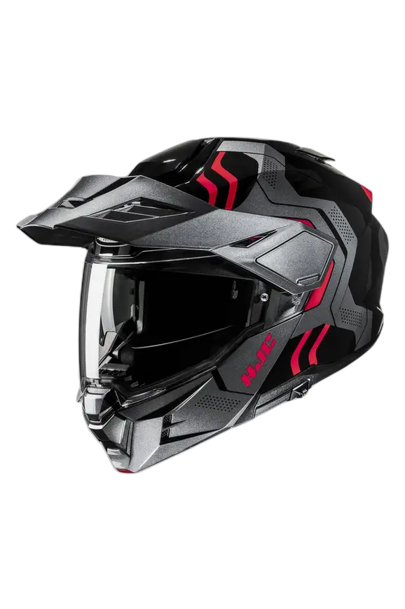 HJC I80 Velly MC1 Moto Modulare Avventura Caschi Rosso 