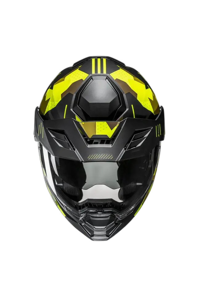 HJC I80 Roki MC3HSF Moto Avventura Modulare Caschi Giallo 