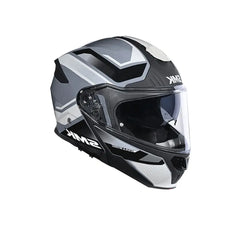 SMK GULLWING MA661 Moto Touismo Modulari Caschi Grigio Bianco Nero
