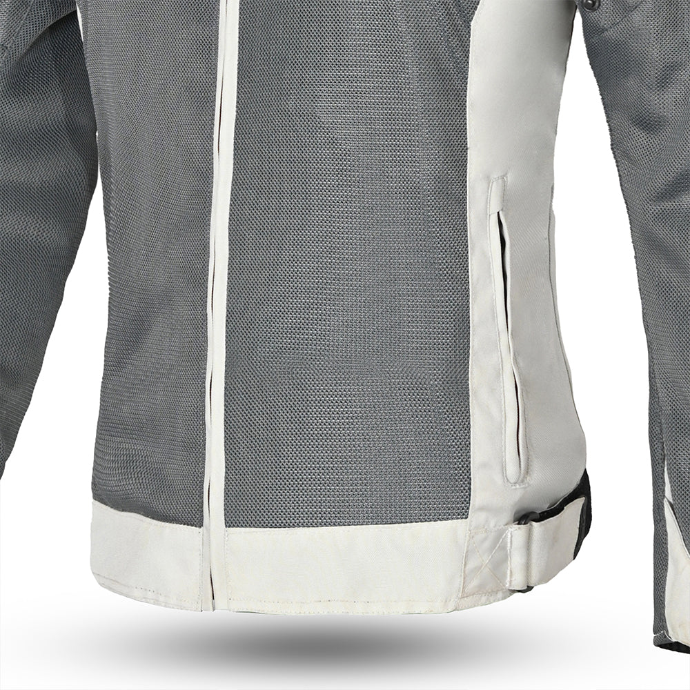 Bela MESH PRO GIACCA MOTO IN TESSUTO TRAFORATO ESTIVA DONNA GHIACCIO/GRIGIO 