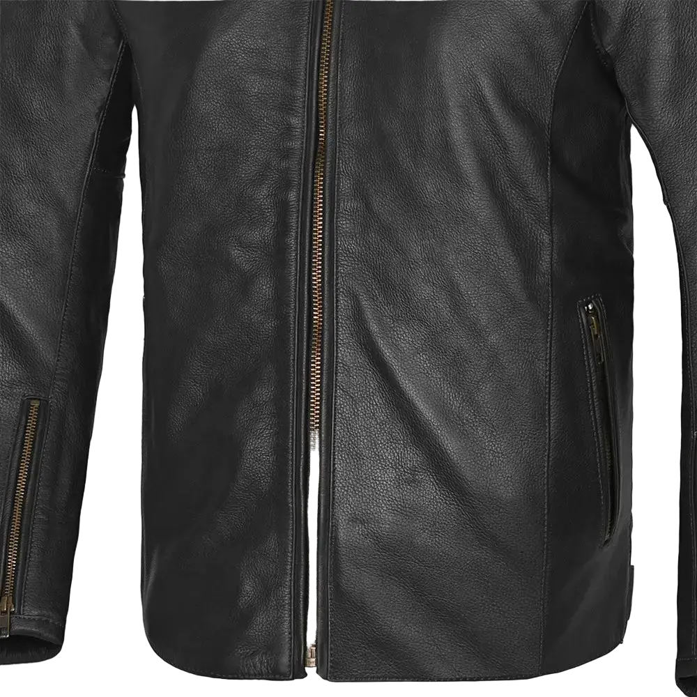 Giacca pelle BELA Stark 4 stagioni Nero/Gris 