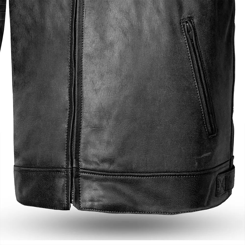 BELA - Royal Rider Vintage Giacca in Nero grigio vintage zip 2