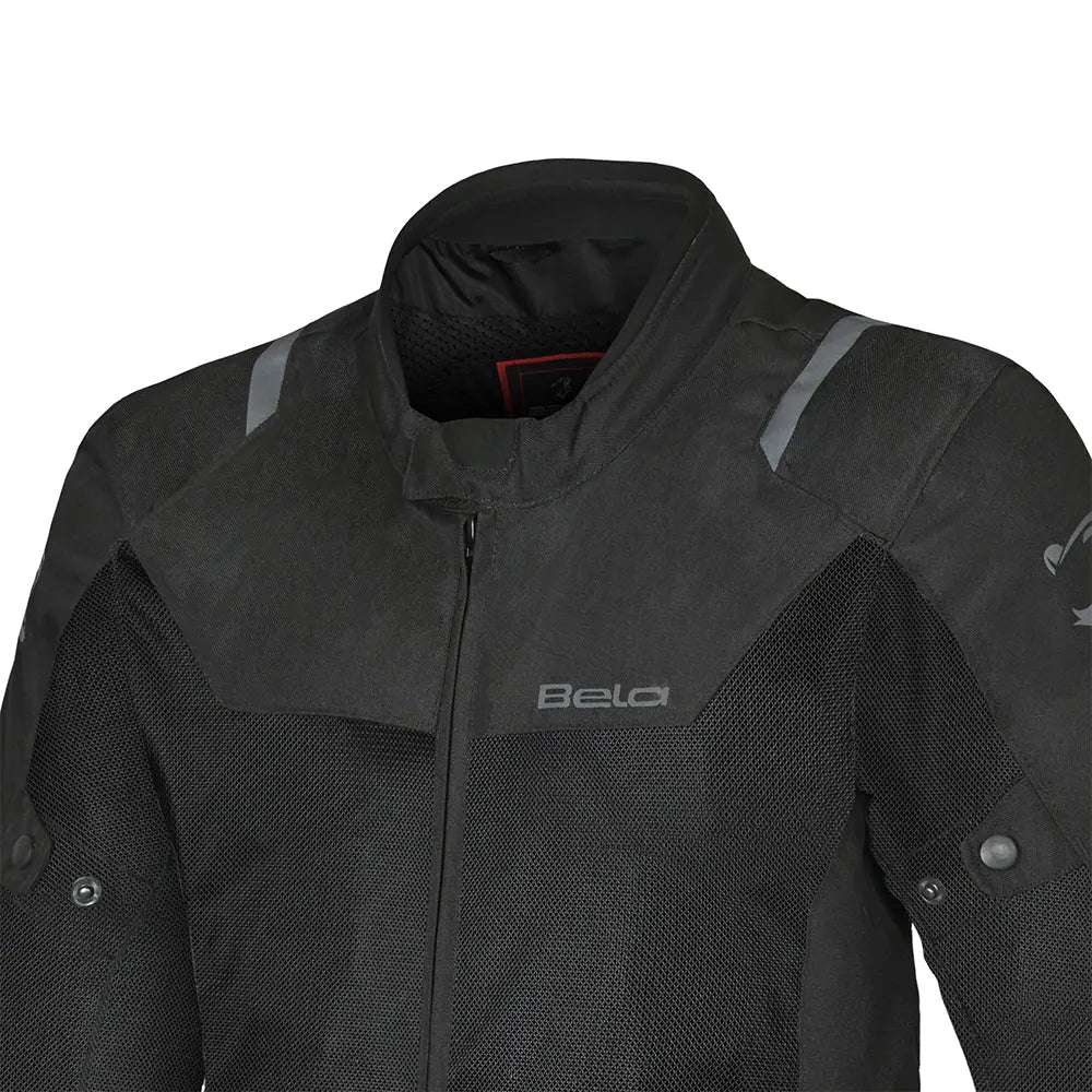 Bela Mesh Pro Estivo traforato  Uomo Nero in tessuto per moto chest
