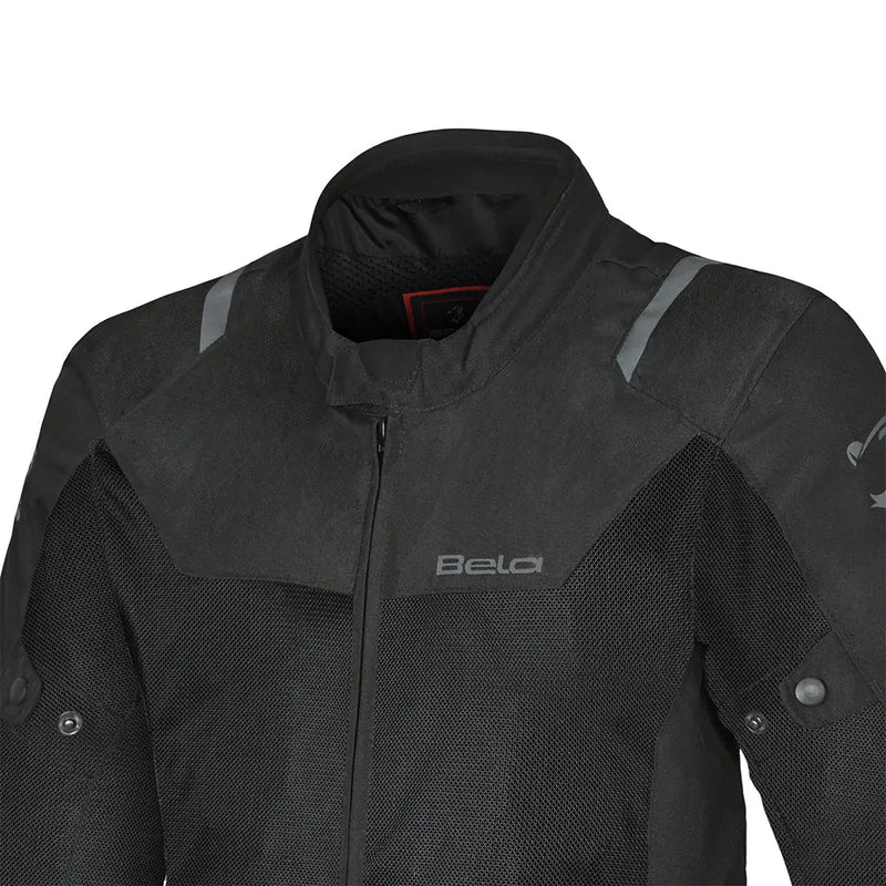 Bela Mesh Pro Estivo traforato  Uomo Nero in tessuto per moto
