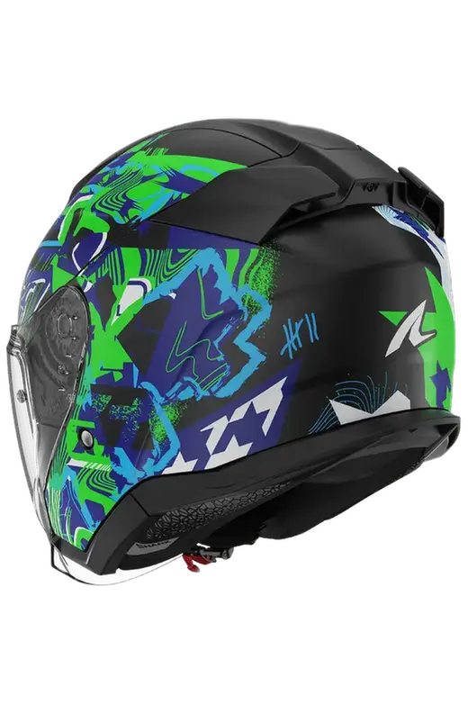 SHARK SKWAL PRANZ URBAN CASCHI JET NERO VERDE BLU 