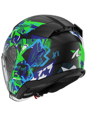 SHARK SKWAL PRANZ URBAN CASCHI JET NERO VERDE BLU