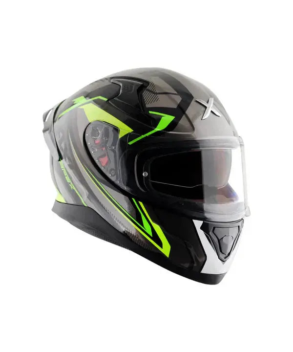 AXOR Helmets APEX ROADTRIP CASCHI INTEGRALE NERO OPACO GIALLO FLUO 