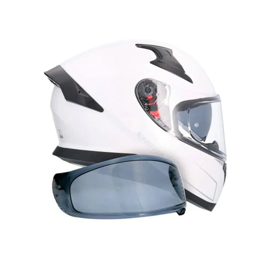 SHIRO Katana Solid Integrale Caschi Bianco Perla
