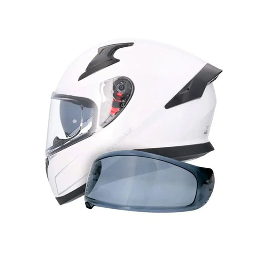 SHIRO Katana Solid Integrale Caschi Bianco Perla