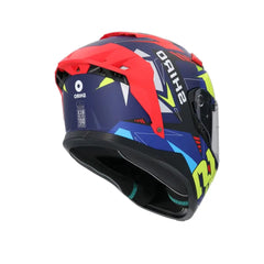 SHIRO Alpha Moto Aggiornamento Caschi Blu Rosso Giallo Opaco