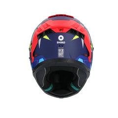 SHIRO Alpha Moto Aggiornamento Caschi Blu Rosso Giallo Opaco