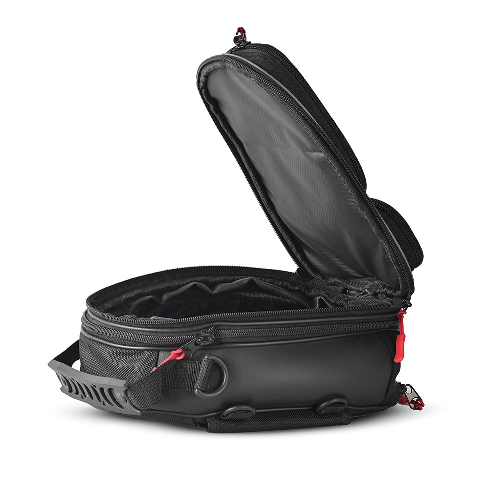 R-TECH-Mochila Textil Beat Double Pocket Negro 