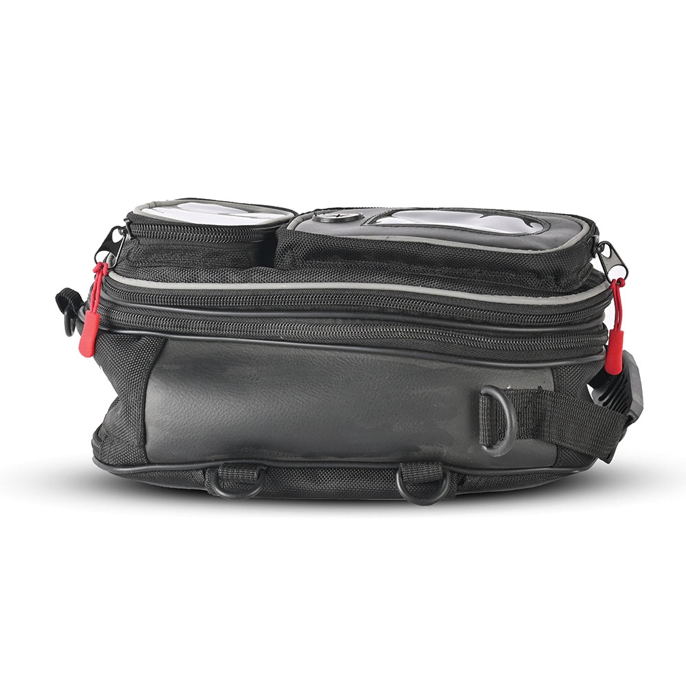 R-TECH-Mochila Textil Beat Double Pocket Negro 