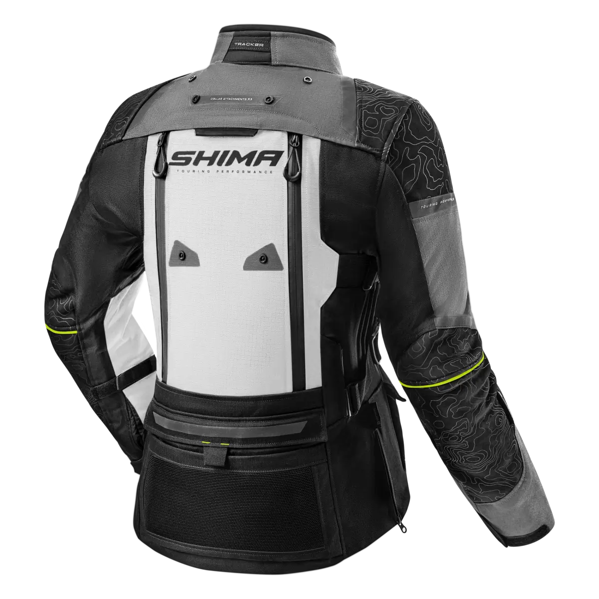 SHIMA TRACKER LADY DE MOTO CHAQUETA GRIS 