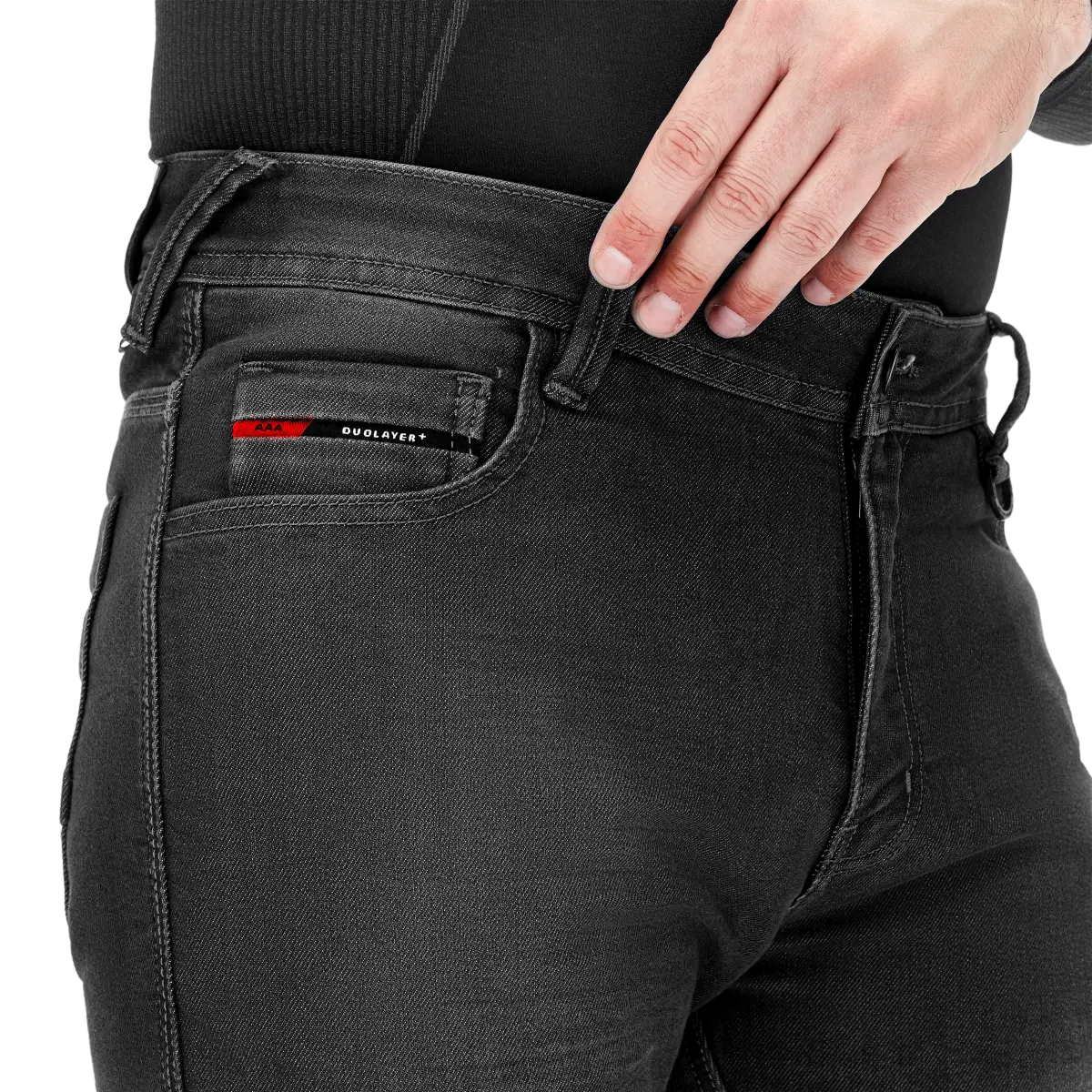 SHIMA RIDGE URBANO DE MOTOCICLISMO TURISMO PANTALONE HOMBRE NEGRO 