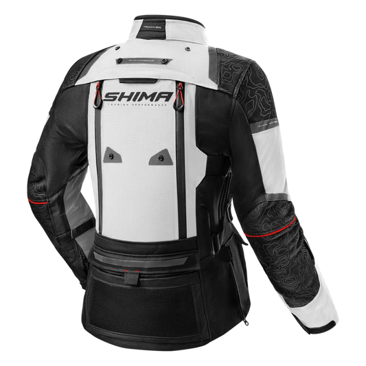 SHIMA TRACKER TURISMO GIACCA DI MOTO DONNA GRIGIO CHIARO – Yamoto.it