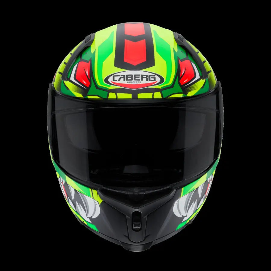 CABERG AVALON GIGA Moto Integrali Caschi Nero Giallo Rosso Fluo
