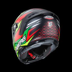 CABERG AVALON GIGA Moto Integrali Caschi Nero Giallo Rosso Fluo