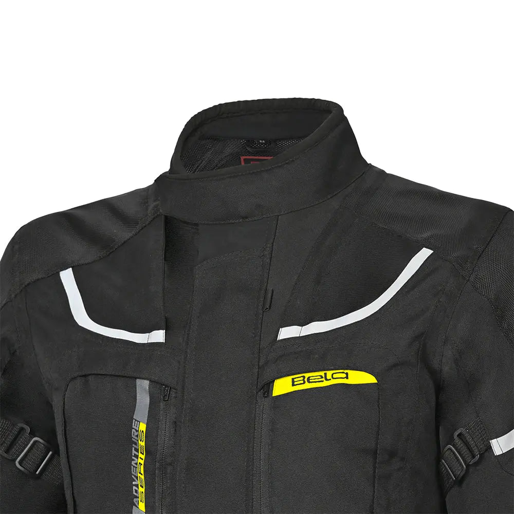 Bela Transformer Giacca Touring Nero / Giallo Fluor chest