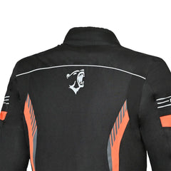 Bela Bradley Nero/Arancione Giacca Tessile da Moto Limited Edition back shoulder