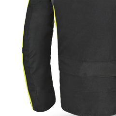 Bela Cordaniel Giacca moto - Nera/Grigio scuro/Fluor giallo ankle