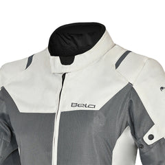 Bela MESH PRO GIACCA MOTO IN TESSUTO TRAFORATO ESTIVA DONNA GHIACCIO/GRIGIO 