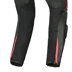 Shua Infinity Nero Rosso1PC Tute da Moto in Pelle Uomo legs
