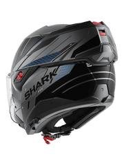 SHARK OXO RYDGER Modulare Caschi Blu Antracite Nero Opaco