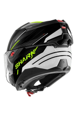 SHARK OXO RYDGER Modulare Flip-Up Caschi Nero Bianco Giallo 