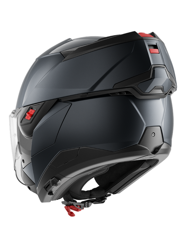 SHARK OXO BLANK FLIP FRONT EN DE MOTOCICLETA CASCO METAL PISTOLA
