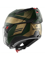 SHARK OXO SIEVE Modulare Caschi Verde Opaco Cromato Oro