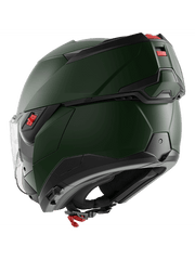 SHARK OXO BLANK Moto Modulare Flip Up Caschi Verde Scuro