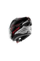 SHARK OXO RYDGER Modulare Flip Up Caschi Nero Argento Rosso 