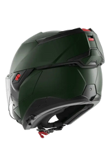 SHARK OXO BLANK Moto Modulare Flip Up Caschi Verde Scuro 