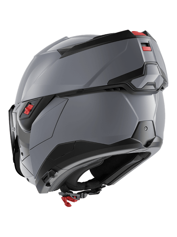 SHARK OXO DARK SHADOW Moto Modulare Caschi Argento Fucile