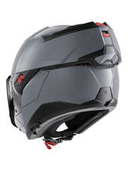 SHARK OXO DARK SHADOW Moto Modulare Caschi Argento Fucile
