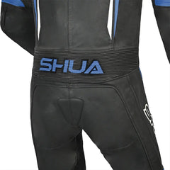 Shua Infinity Nero Blu 1PC Tute da Moto in Pelle Uomo hip
