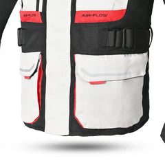 Bela Transformer Giacca Touring Grigio / Nero / Rosso zip