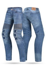 Bela PISTON Jeans Moto per Uomo blu 